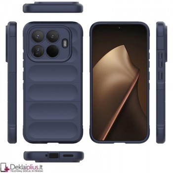 Magic Shield guminis dėklas - tamsiai mėlynas (Xiaomi 15T Pro)